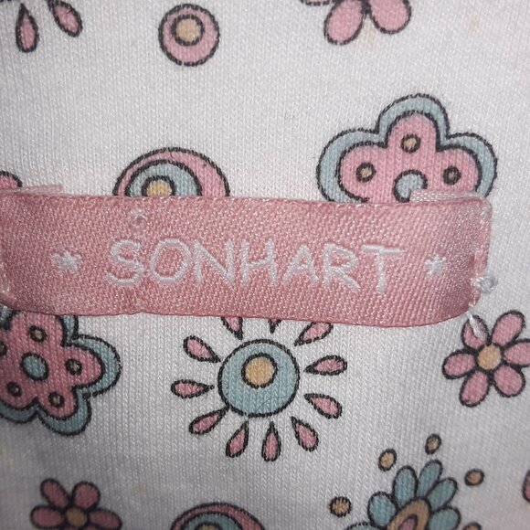 NWOT cute Sonhart ladies small P.J set,cream colored top w/matching pants - Picture 8 of 9